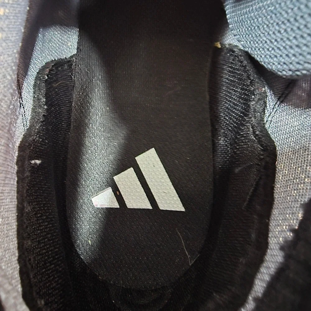 Adidas Mat Hog 2.0 Wrestling Shoes Mens 12 Black White Boxing Combat Sport MMA